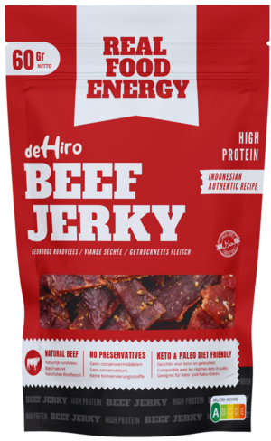 Dehiro beef jerky halal snack belgium healthy